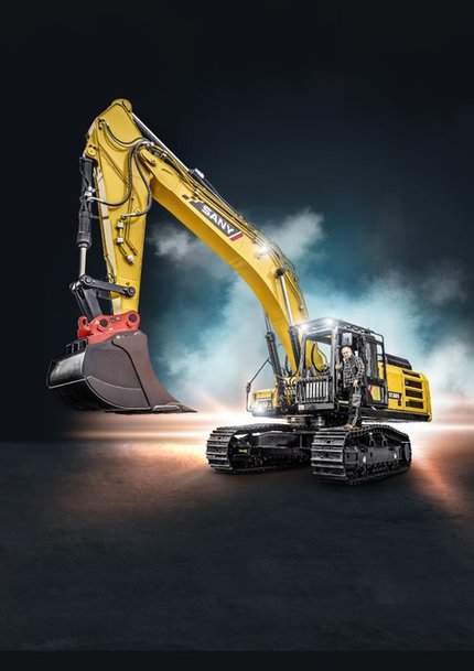 The new SY390H – SANY is expanding its product range to meet the requirements of European customers 